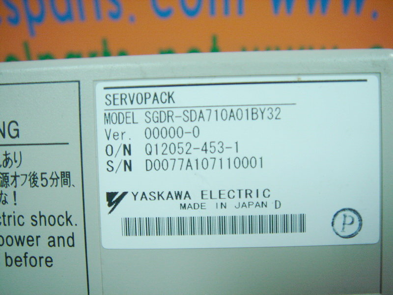 YASKAWA SERVOPACK SGDR-SDA710A01BY32 - PLC DCS SERVO Control MOTOR POWER  SUPPLY IPC ROBOT